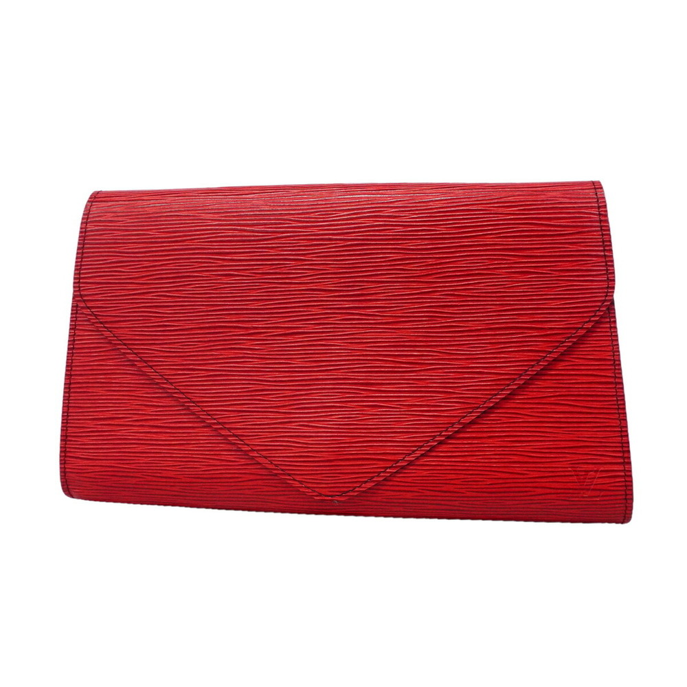 Louis Vuitton Epi Art Deco Clutch Bag M52637 Castilian Red Women's P3436157